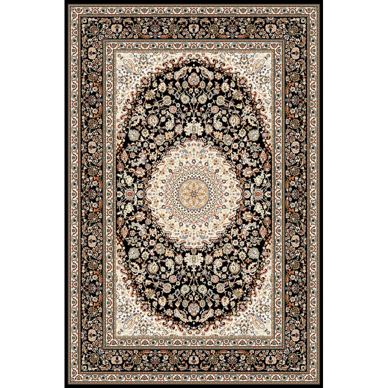 Premium Woven Area Rug, 5.9 x 9.2 Feet | 100% Polyester, 650 g/m² | Antibacterial, Non-Slip PVC Dot Underside, 0.3 in Pile Height | Machine Washable, 3D Digital Printing | Perfect for Living Room & Bedroom Decor