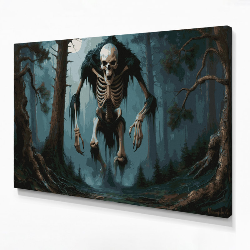 Art mural sur toile gris, H 11 po x l 14 po