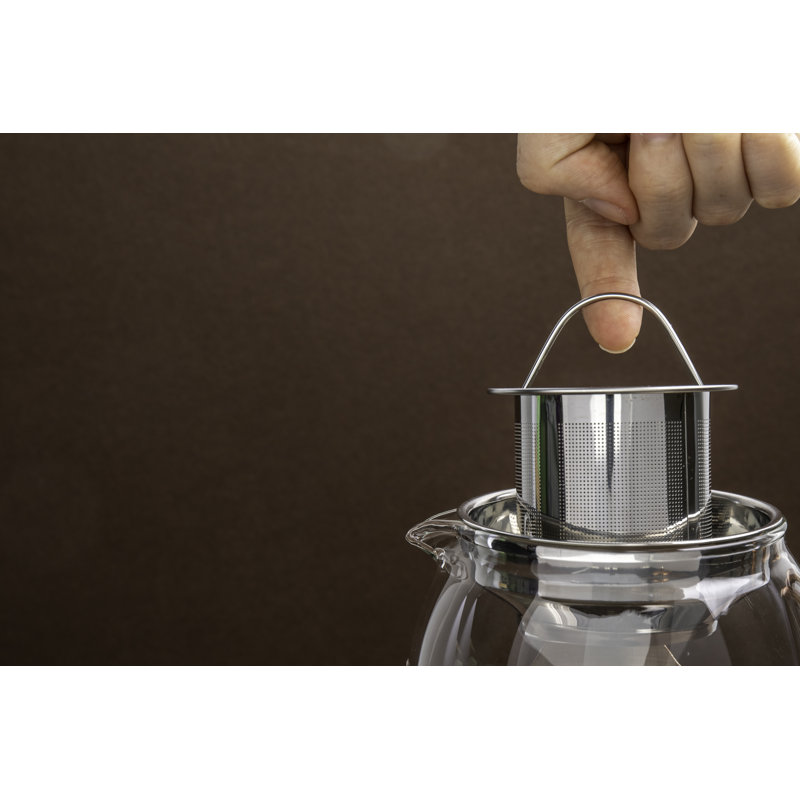  La Cafetière Le Teapot Glass Loose Leaf Teapot with Infuser, 22, Tan