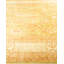Tapis jaune / rouille noué à la main de conception unique 8 pi 1 po x 10 pi 10 po Keenan