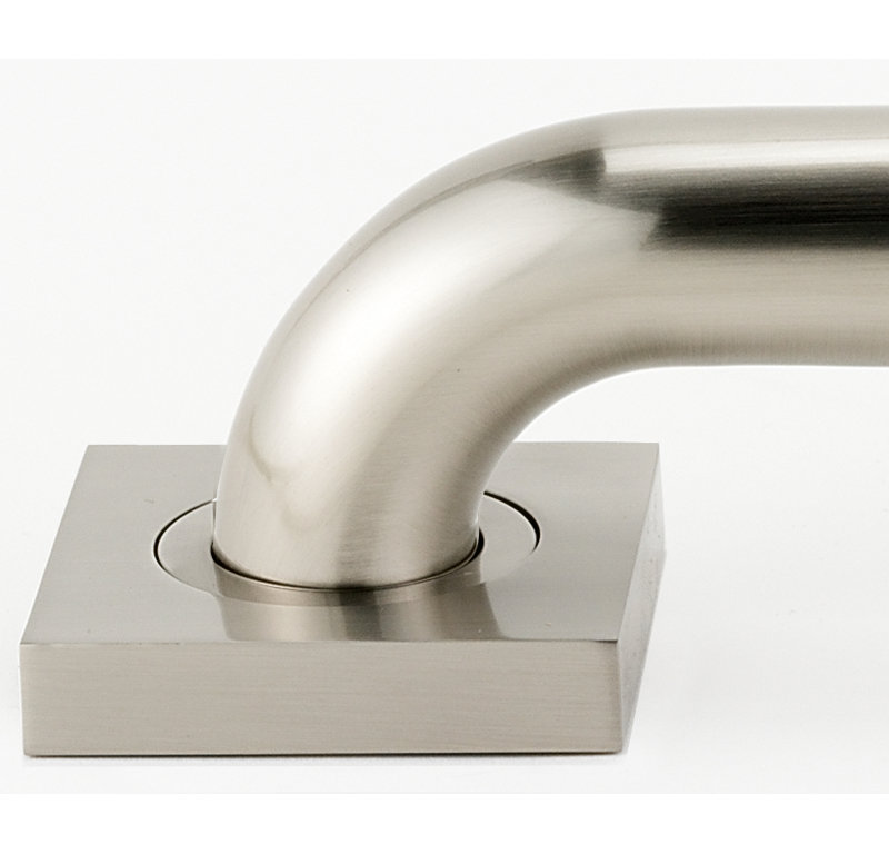Grab Bar Bracket Only, Satin Nickel