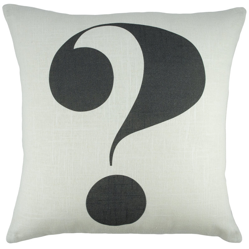Cotton Reversible Throw Pillow