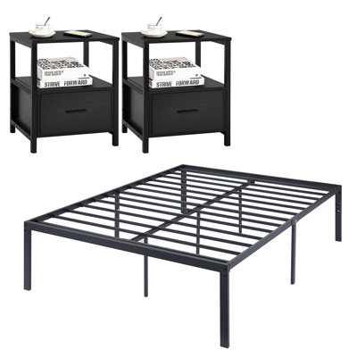 Blinni Steel Piece Bedroom Set