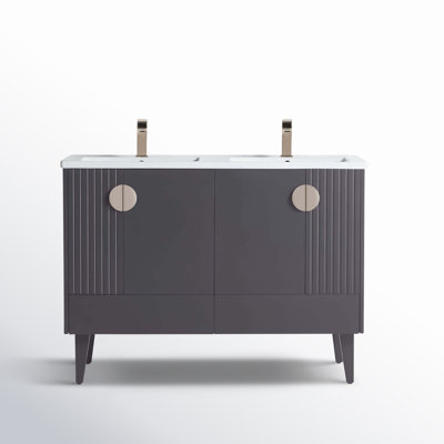 Saimah 47.25'' Double Bathroom Vanity