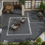 Carreaux de terrasse durables et emboîtables pour l'extérieur et l'intérieur, résistants aux intempéries et élégants.-111837013