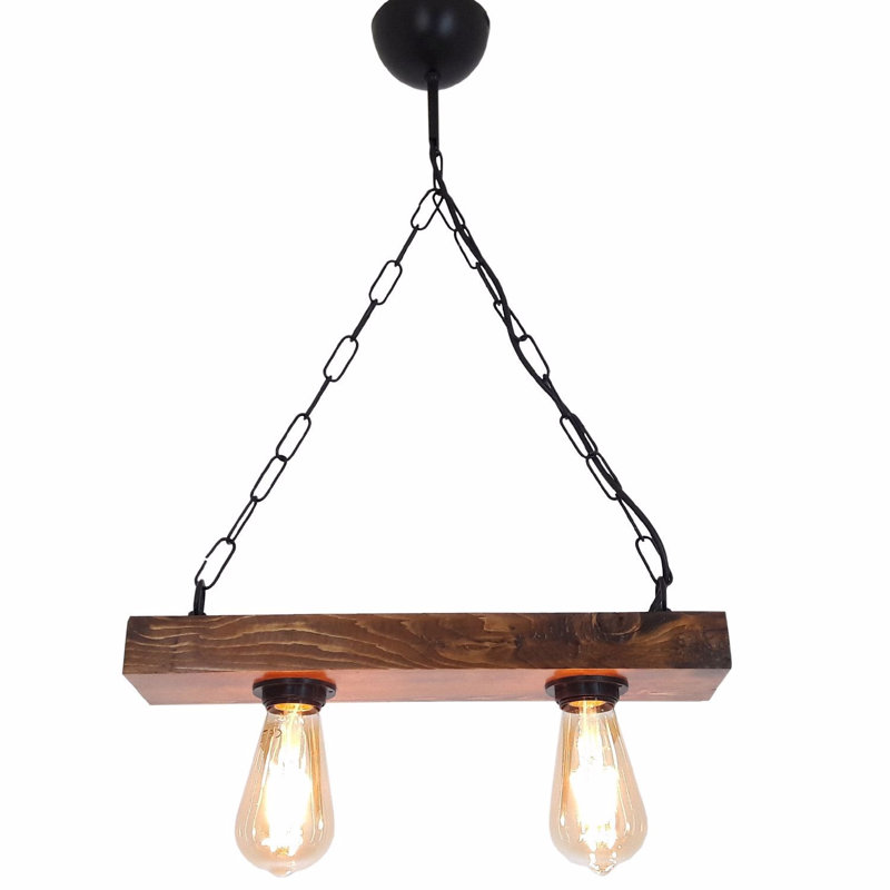 Lustre unique à 2 lumières Hannasville
