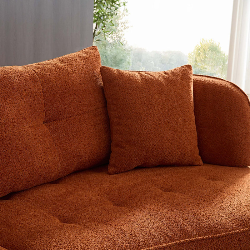 Canapé modulaire confortable avec fabrication robuste et coussins moelleux