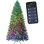 Arbre de Noël artificiel pré-éclairé avec lumières RVB multicolores contrôlées par l'application