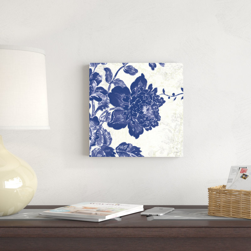 Toile Roses IV, H 12 po x l 12 po x P 1,25 po