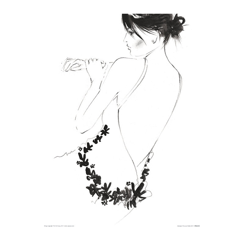 Louise Nisbet - Wrapped Canvas Painting, 40cm H x 30cm W x 0.01cm D