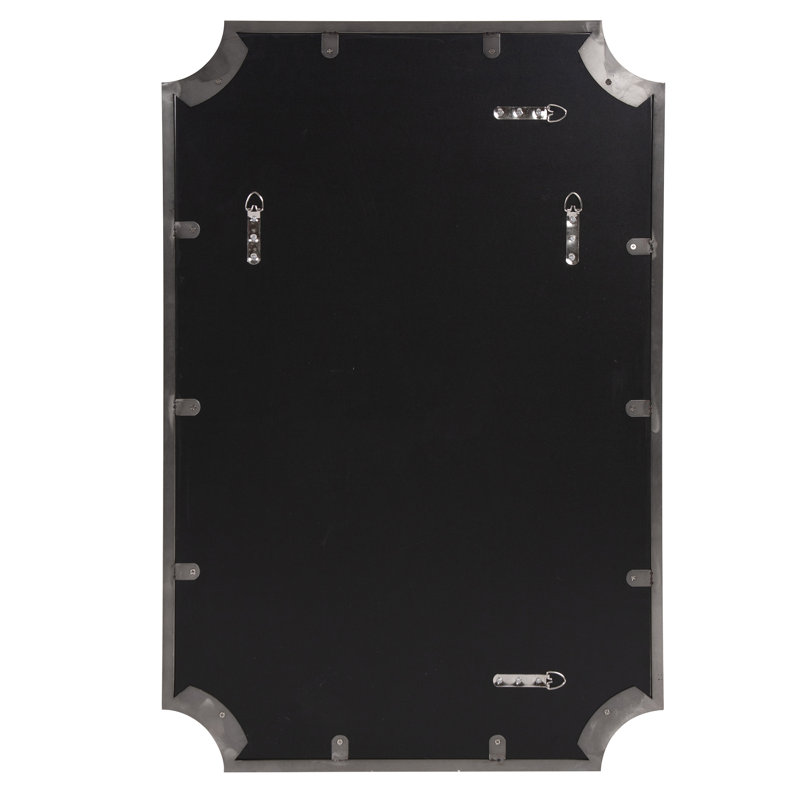 Annekee Frameless Rectangular Beveled Shield Mirror