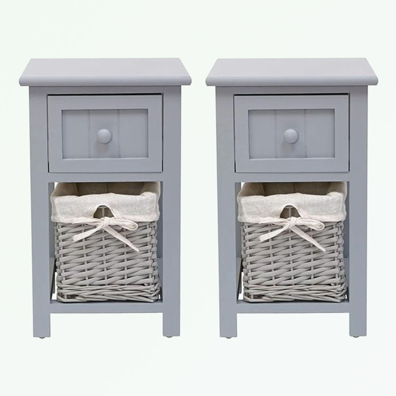Kalob 12.2'' W Nightstand, Gray