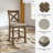Hannalise Upholstered Counter Stool with Solid Wood Frame