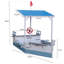 RayGar Kiddo 100cm x 160cm Wood Triangle Sandbox with Cover