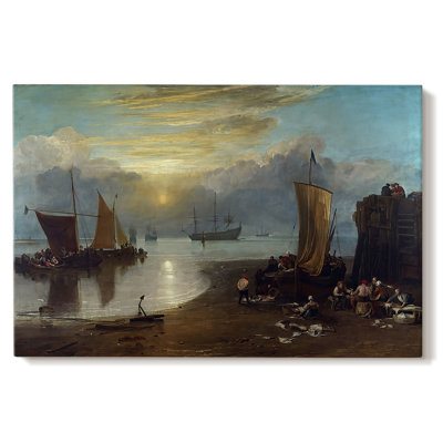 Le soleil se lève à travers la vapeur-J.M.W. Turner - Toile tendue avec châssis - 1807