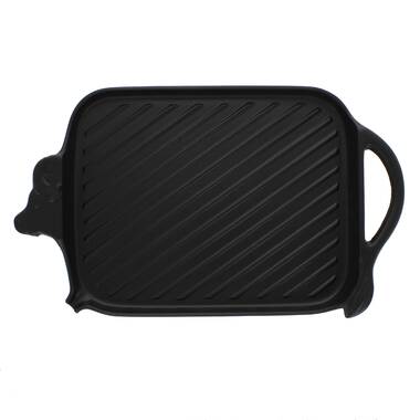 Mont Alpi Cast Iron Griddle Plate / Heavy Duty, Dual Sided, Universal /  Perfect for Vegetables, Seafood / MAGR