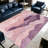 Blush Purple Dusk carpet-easy to clean, machine-washable, soft and comfortable; suitable for door mats, kitchens, living rooms, bedrooms, corridors, and laundry areas. Easy to clean, durable carpet for home decoration.-1358636727