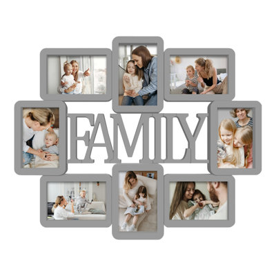 Pourteau 8 Opening Family Picture Frame