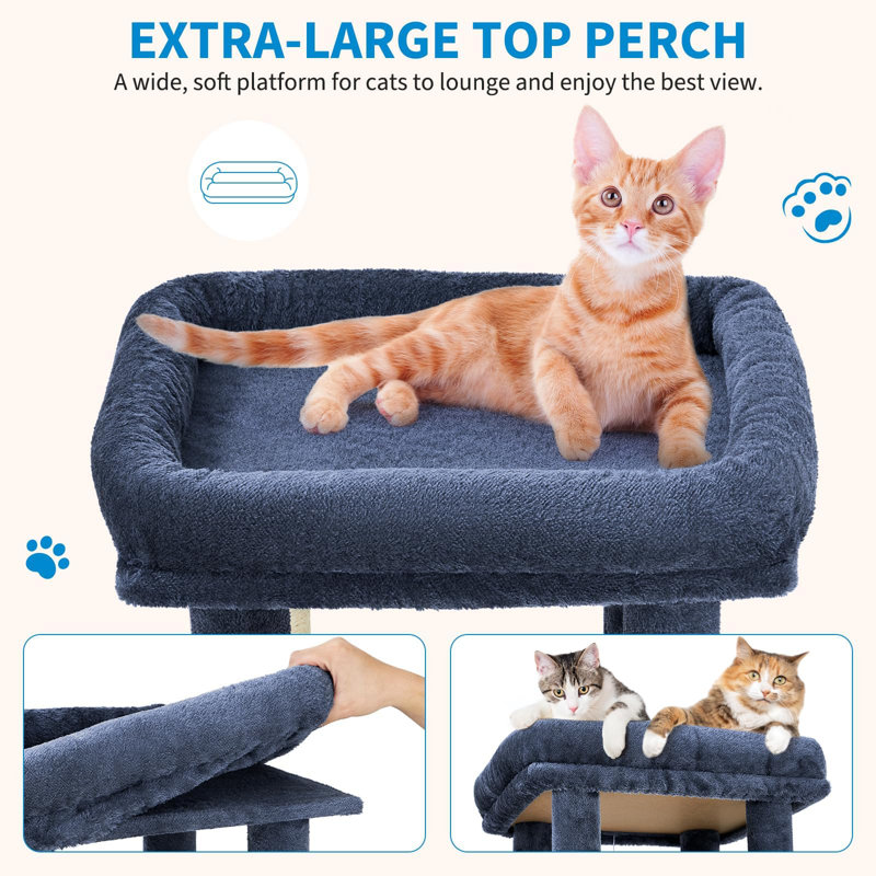 156cm H Cat Tree, Navy