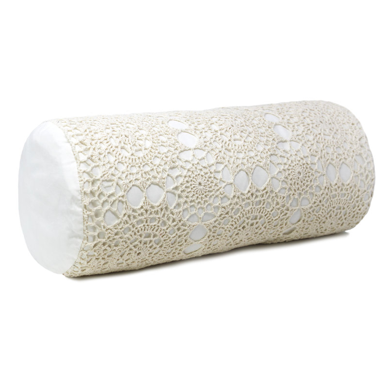 Coussin en coton fait à la main, Beige
