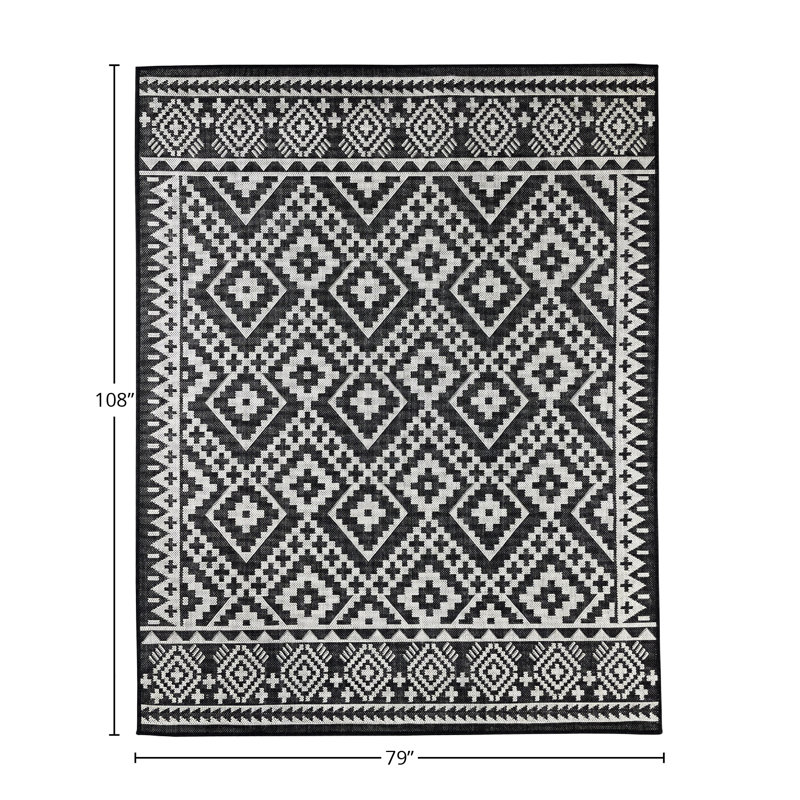 Tapis d'intérieur à séchage rapide Cabana, Rectangle 6 pi 7 po x 9 pi
