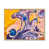 Toile avec cadre flottant brun