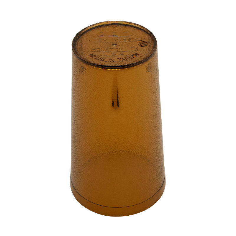 G.E.T. Low Ball Tumbler, Amber, 12 oz.