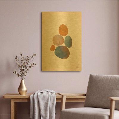 " Collage Stones 2 " by Melissa Averinos Print