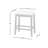 Upholstered Counter Stool with Solid Wood Frame-826495824-826495831