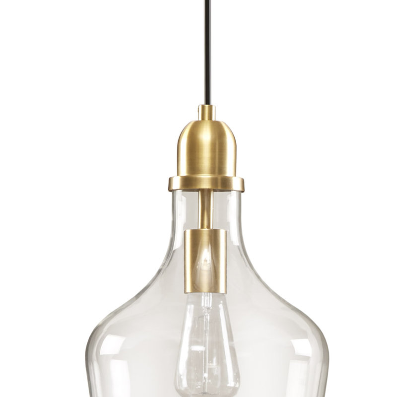 Basnett 1 - Light Kitchen Island Pendant, Gold, Blue