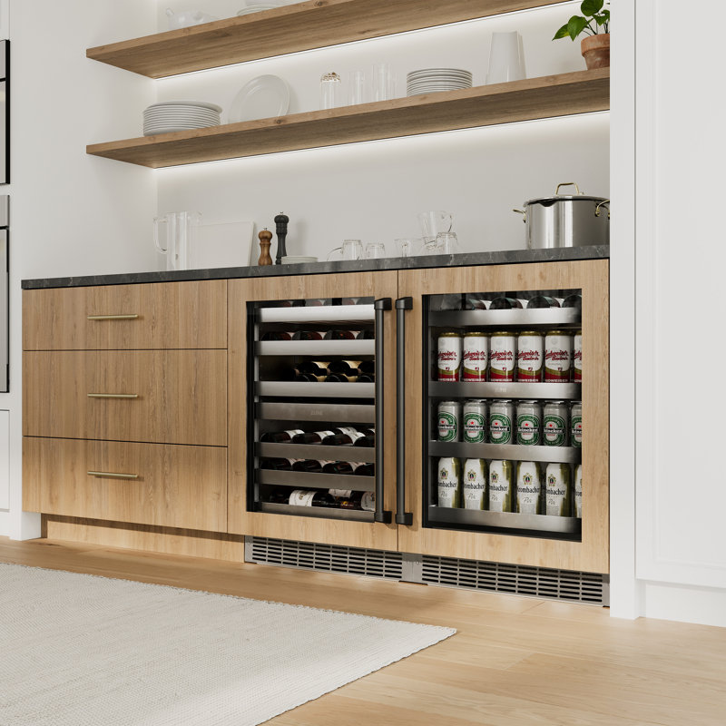 23.88 44 Bottle Wine Refrigerator, Matte Black