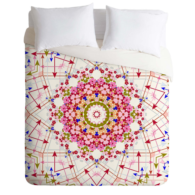 Lisa Argyropoulos Polyester Floral Duvet Cover, Twin/Twin XL Duvet Cover + 1 Standard Sham