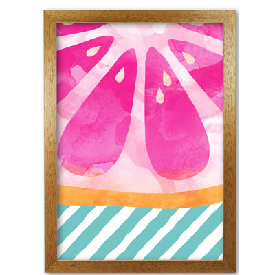 Grapefruit Abstract - Print