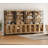 Office Furniture Set: 59" Executive Desk With Charging Station And Storage Cabinet, Four 72" Tall Bookcases, Modern Computer Desk And Library Shelf For Work Study-801609704