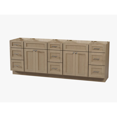Disar 93'' Double Bathroom Vanity Base only