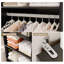 Système de rangement pour garde-robe de 79 po, armoire avec compartiments de rangement et zone de suspension-33151635