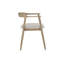 Fauteuil Sherree gris chiné capitonné Sherree-109920503