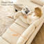 4 Seater Corduroy Sofa-254720261