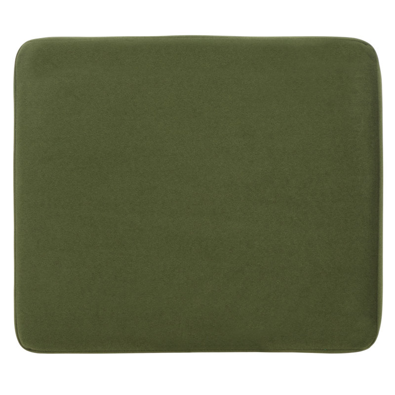 Lacarla Metal Legs Ottoman, Vert olive