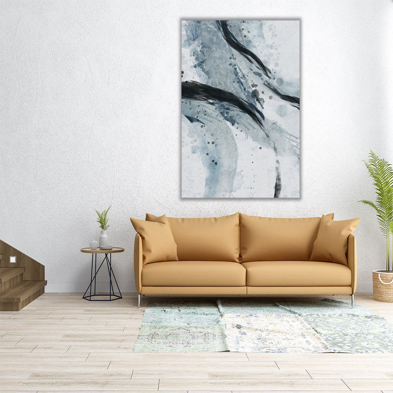Déplacement vers le bas 2 - reproduction d'art sur toile, H 36 po x l 24 po