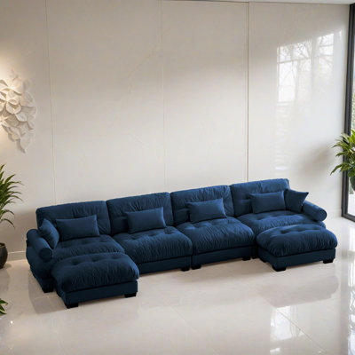 Canapé-lit modulaire 6 pièces pour salon