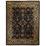 One-of-a-Kind Oriental Hand-Knotted Wool Blue/Green/Beige/Red Area Rug