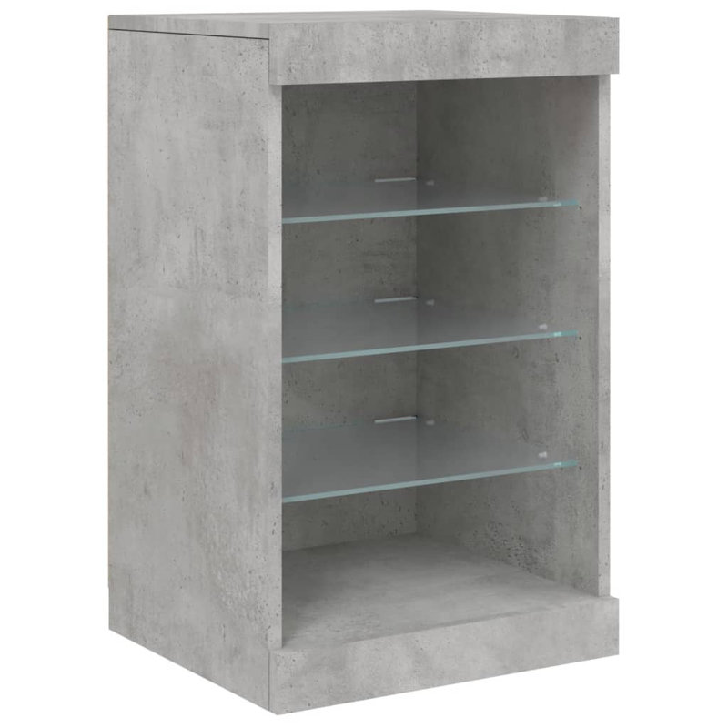 Azariyah 123cm Sideboard, Concrete Grey