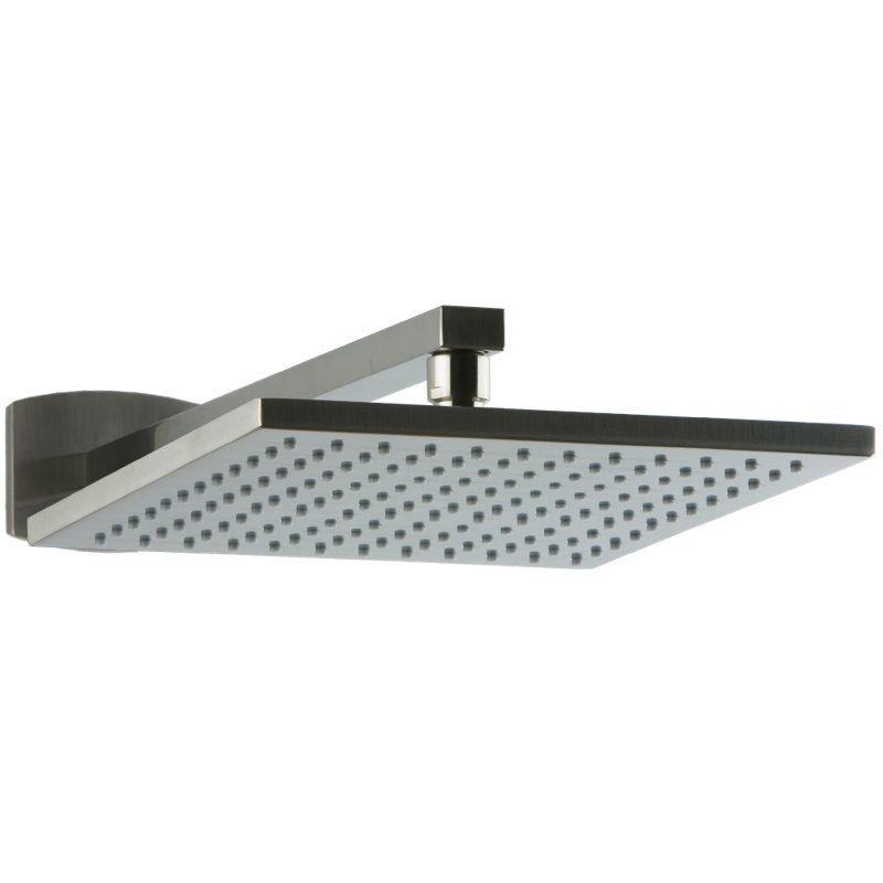 Safire Rain Fixed Shower Head, Brushed Nickel