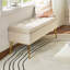 Banc de rangement rembourré en velours Kajana-1706549056