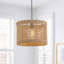 Luminaire suspendu tambour simple à 1 lumière Nesbit