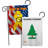 Double Sided 18.5'' H x 13'' W Polyester Independence Day Garden Flag