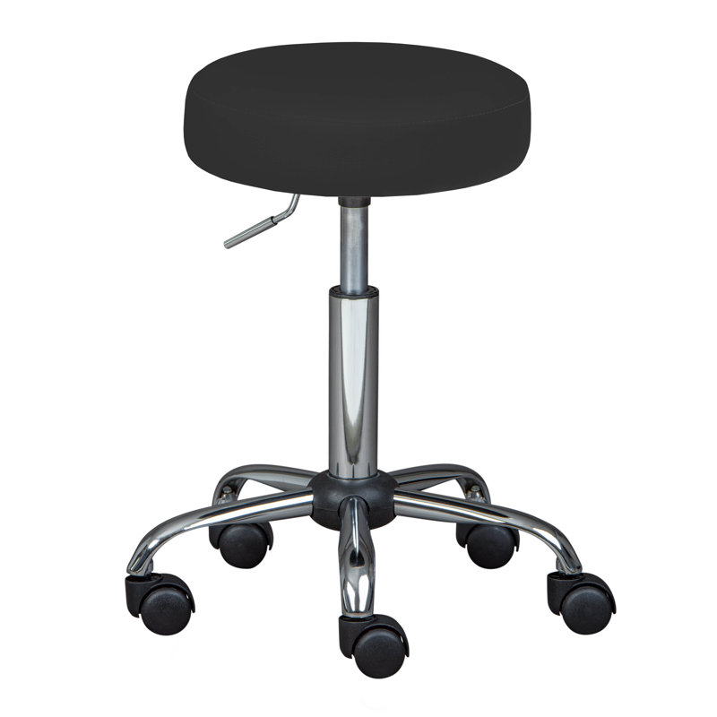 Height Adjustable Asra Stool, Black
