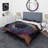 Neon Spirited Eternity - Abstract Spirals Duvet Cover Set - Microfiber Polyester-1853353865