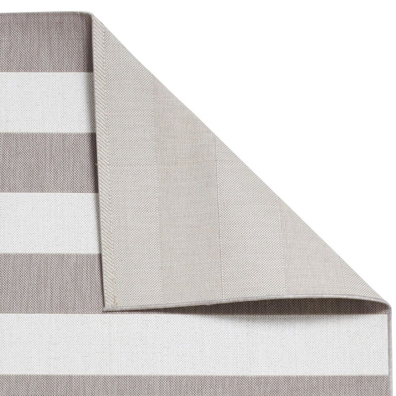 Lanagan Rectangle Striped Flokati Indoor / Outdoor Area Rug, Rectangle 200 x 290cm